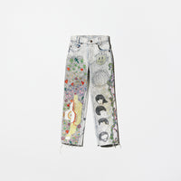 Vintage《Levi's》“Yellow Submarine” Hand Painted Denim Pants（for Boys or Kids）
