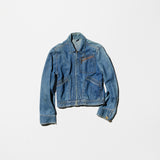 Vintage “BE NICE TO ME i HAD a HARD DAY.” Embroidered Denim Jacket