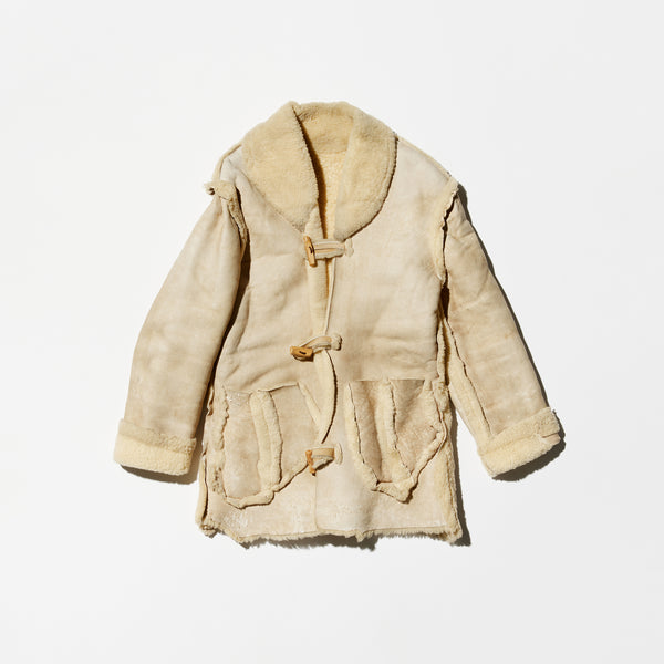 Vintage Inside Out Seam Mouton Jacket