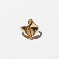 Antique Gold “Treble Clef” Ring